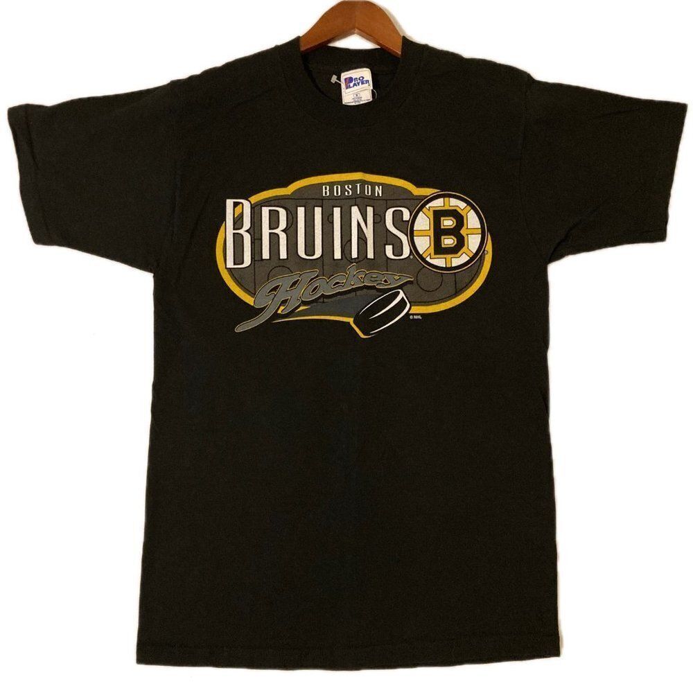 NWOT Vintage Boston Bruins Pro Player Graphic T-Shirt Size Medium